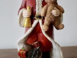 Papai Noel Com Urso E Saco Presentes Iluminado