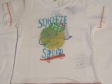 Camiseta M C Benetton Branca Squeeze 3 6m