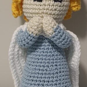 Anjo Da Guarda Azul Amigurumi