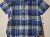 Conj Carters Camisa Xadrez 9m