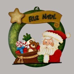 Guirlanda Mad Papai Noel com Presentes