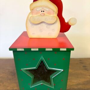 Caixa Porta Bombom Papai Noel Estrela