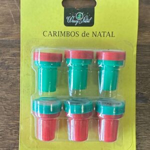 Kit de carimbos figuras natal