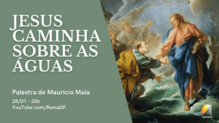 Jesus caminha sobre as águas