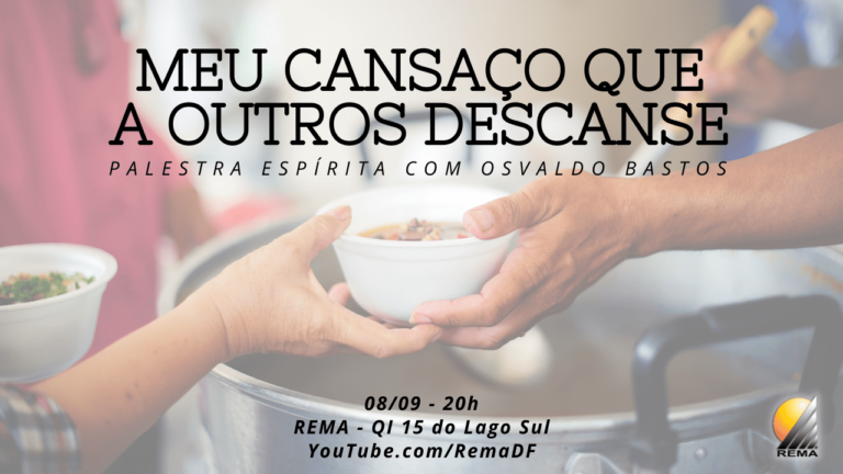 Meu cansaço que a outros descanse