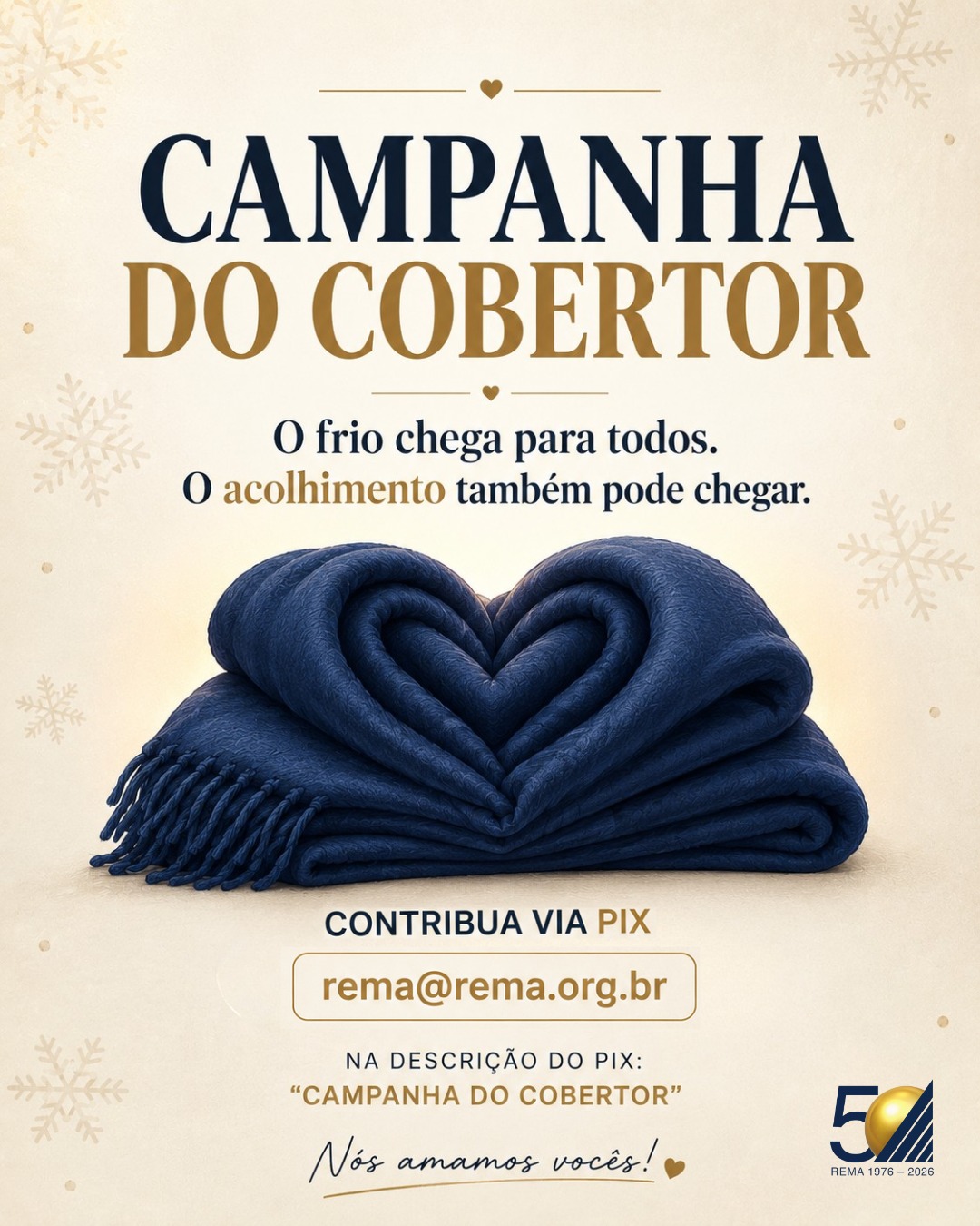 Campanha do cobertor 2026: participe!